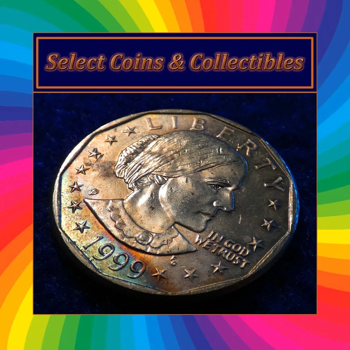 Circulated 1999 Susan B Anthony Dollars (1979-1981, 1999) for sale