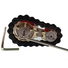 Stainless Steel Sprocket Fidgets Chain Fidget Cube Gears Linkage Bike Chain N...