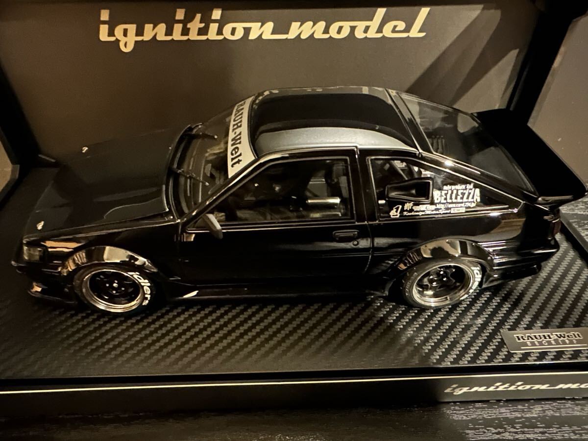 ignition model RWBAE86 ブラック 1/18 Ignition Model 1/18 RWB AE86 Black Toyota Corolla Levin