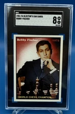Rare 1981-94 Klector’s Cab Cards BOBBY FISCHER SGC 8 /500 (See Description)Pop 2