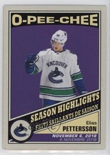 2019-20 O-Pee-Chee Season Highlights Retro Elias Pettersson #594 4c6