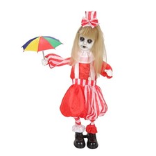 3 Ft Animatronic Creepy Scary Girl Halloween Props Decor For Haunted House Home