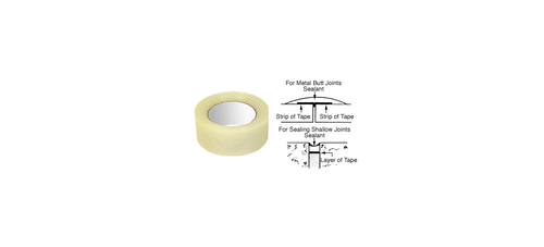 CRL 827T2 2" Bond Breaker Tape Clear - 108 Foot Roll - Picture 2 of 4