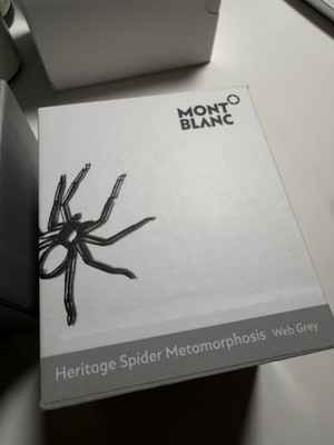 Montblanc Tinte heritage spider metamorphosis web grey ink