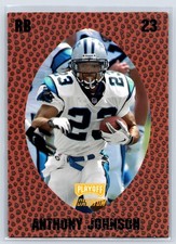 1996 PLAYOFF MOMENTUM CARD # 120 Anthony Johnson - Carolina Panthers