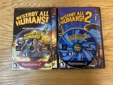 Ps2 Destroy All Humans 1 & 2 CIB Complete!
