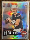 2025 Topps Chrome Drake Maye 1975 Throwback Silver Refractor