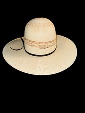 Bangora Twister Straw Cowboy Hat By M F NEW XL