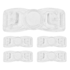 5 Pcs Replacement Swim Goggle Strap Clips Goggles on Transparent