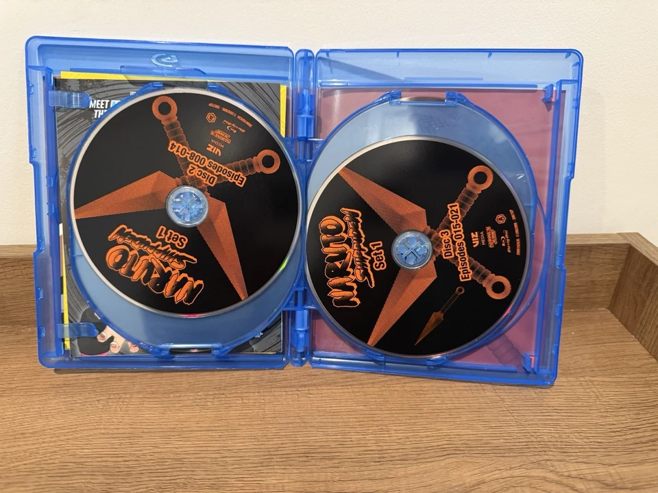 Naruto Shippuden Set 1 With Slipcover (Blu-ray) Pre Owned Foto 4 de 4
