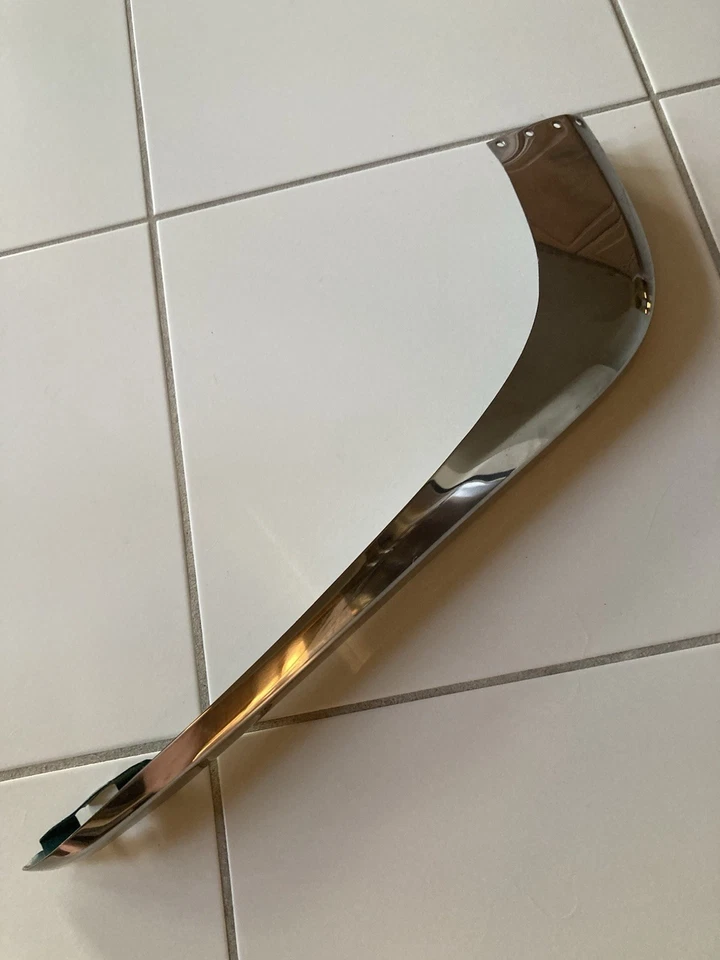 Левый задний бампер из нержавеющей стали для Alfa Romeo GTV 1300-1600 1750 2000 - Изображение 2 из 4