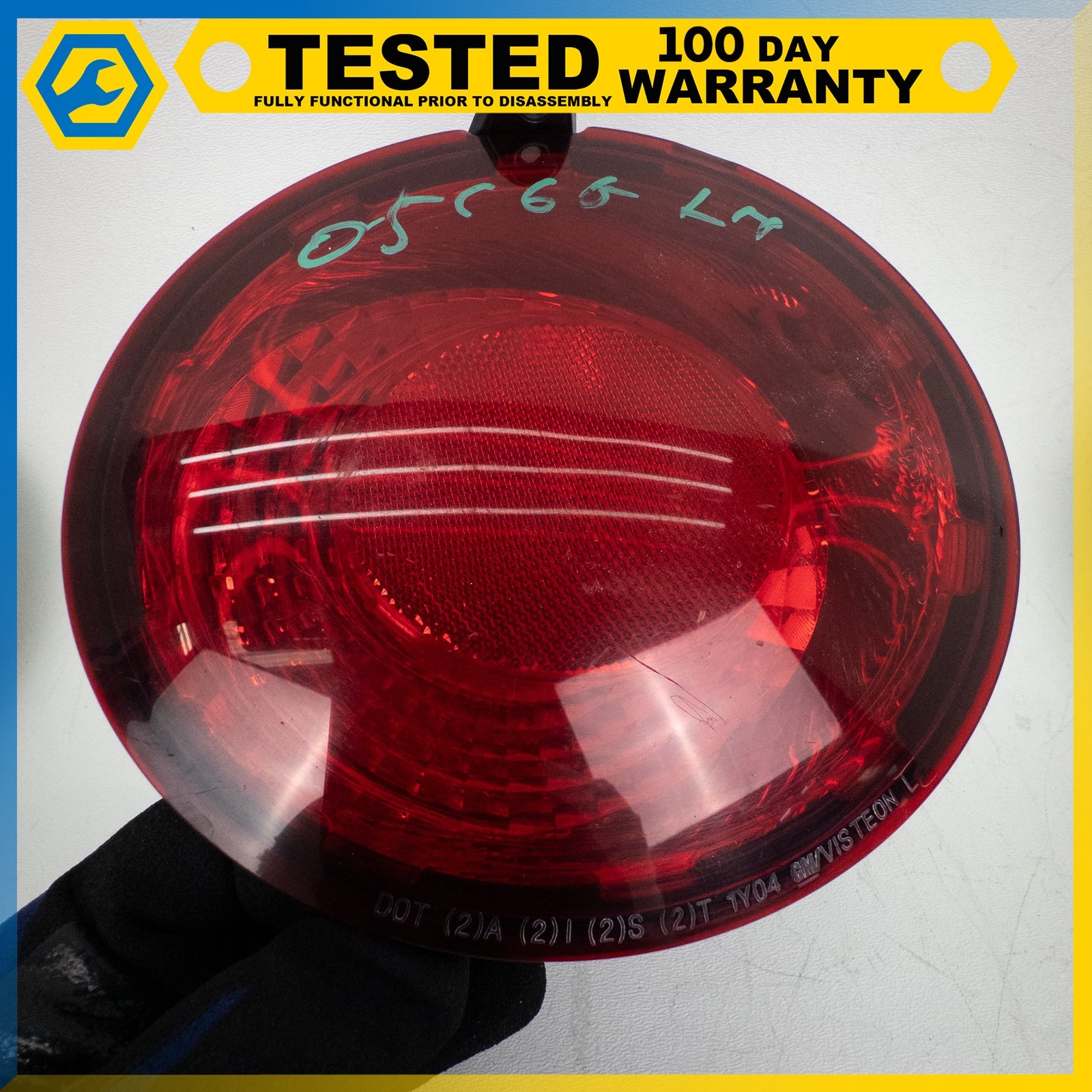 05-13 CHEVROLET CORVETTE C6 REAR LEFT RIGHT INNER OUTER TAIL LIGHT ASSEMBLY OEM