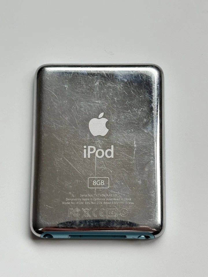 Apple iPod nano 3. Generation 8 GB (MB249) Blau Guter Zustand - Bild 3 von 4