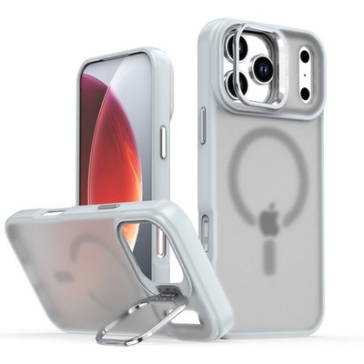 For iPhone 17 Pro Max Air 17e 16 15 14 13 12 11 Mag Safe Lens Ring Stand Case
