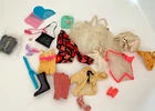 Lot Of VTG 1960s 70s Barbie Accessories shoes boots purse clothes