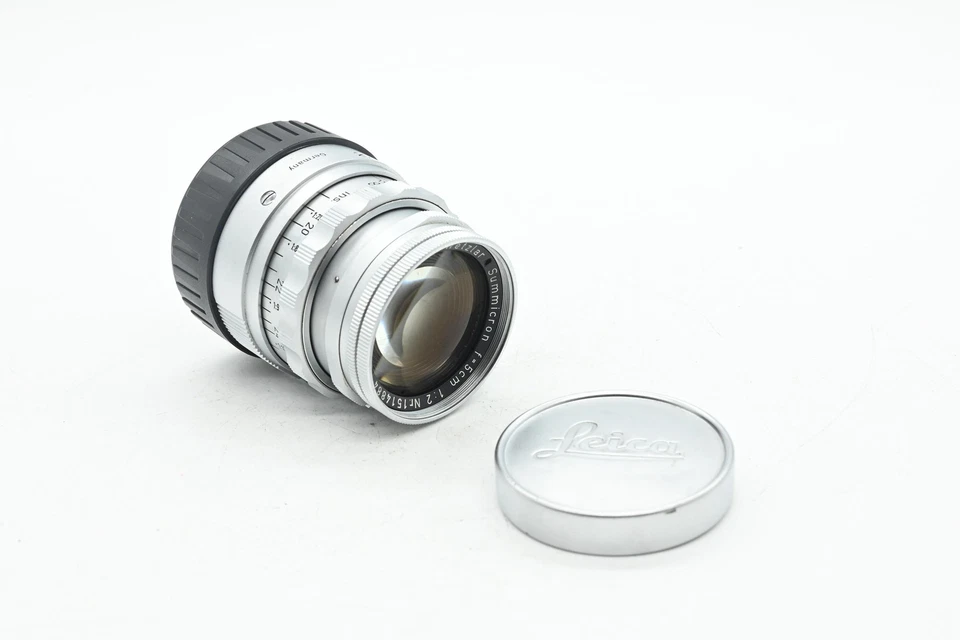 Lente de doble rango Leica M 5 cm 50 mm f2 Summicron DR sin ojos *Leer #884