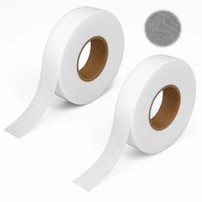 2 Rolls No Sew Hemming Tape for Pants Sewing Tape 3/4 Inch X 54 Yards Iron on He
