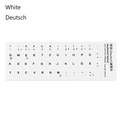 Aufkleber mit Tastatur Alphabetische Anordnung Russischer Brief Spanisch - Afbeelding 22 van 28