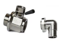 EZ Oil Drain 14mm-1.5 Thread Oil Drain Valve Set Chevy Truck Duramax Engines 6.6