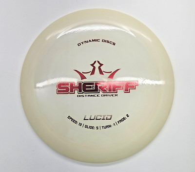 Dynamic Discs Lucid Sheriff Distance Driver versatile high-speed disc 170g