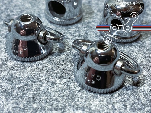 NOS Campagnolo Nuovo Super Record Quick Release Skewers Barrel Nuts Spare Kit - Picture 2 of 5