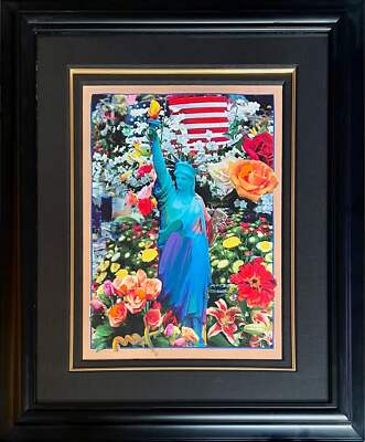 Peter Max, Land Der Freiheit, Heimat Der Tapferen II, Mischtechnik Mit Acryl Und