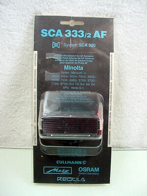METZ SCA 333/2 AF Module F Dynax Minolta Maxxum | CAT 5467 | New | NOS | $38
