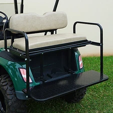 Ezgo Golf Cart RXV RHOX Flip Flop Rear Seat Kit Fold Down Back Seat Stone Seats
