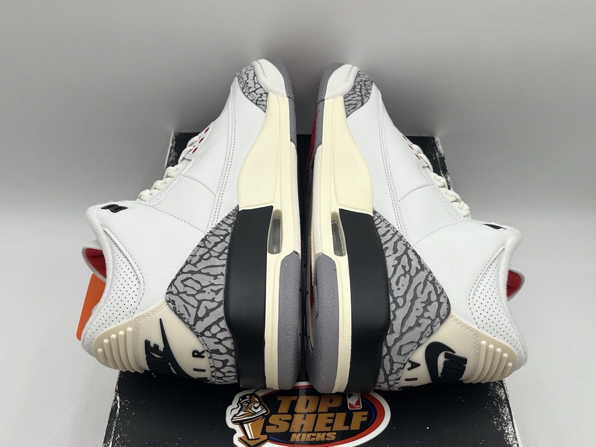 New Air Jordan 3 White Cement Reimagined 2023 Size 8 Rare New Air Jordan 3 White Cement Reimagined 2023 Size 8 Rare