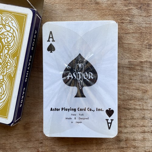 Vintage Astor Playing Cards Made in Japan Mid Century Modern New Sealed - Picture 5 of 6