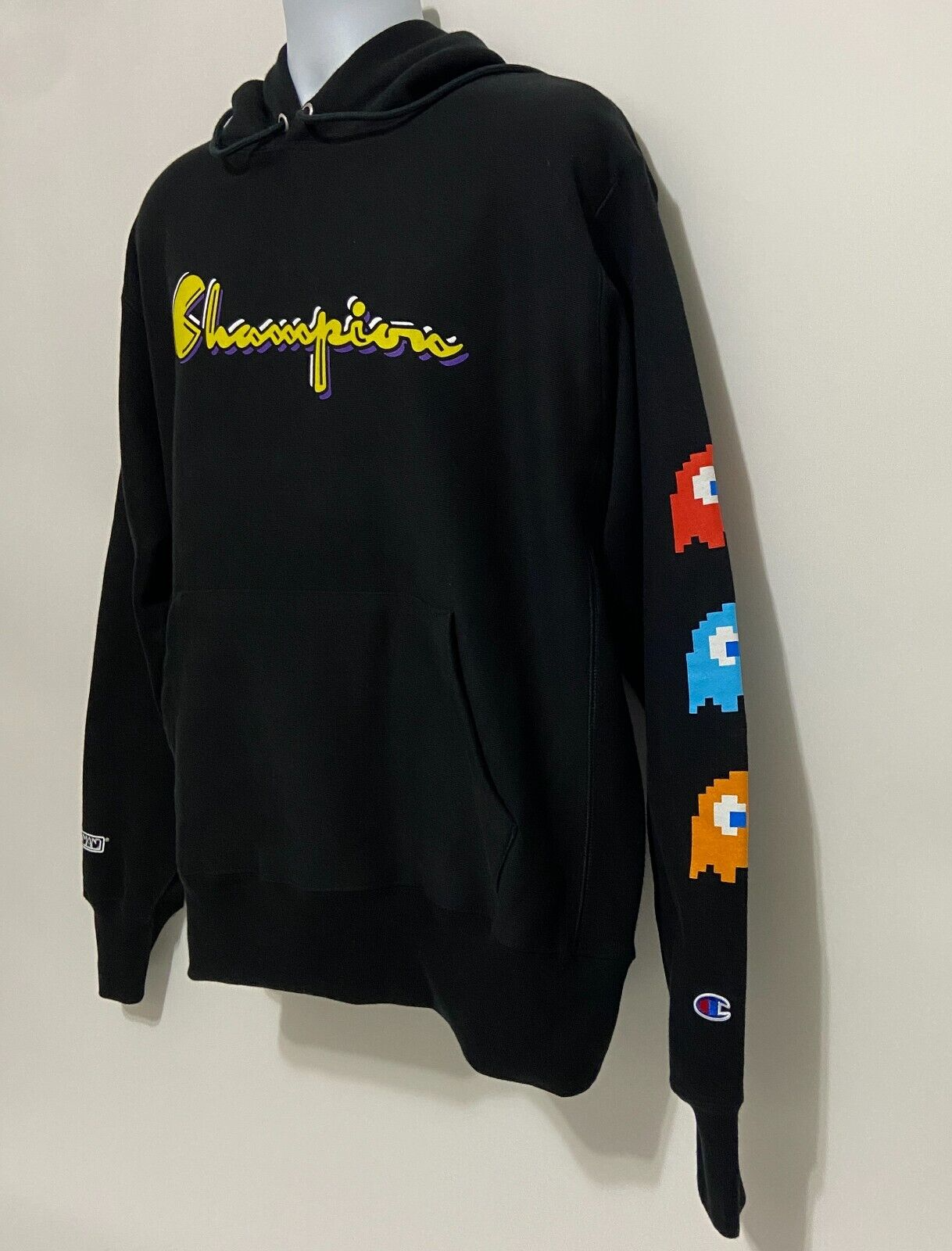 Champion Pacman Limited Edition Mens Large Unisex Black Hoodie 2019 NWT! |  eBay