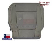 Compatible W 2015 - 2017 Ford F150 Lariat Right Bottom Gray Leather Seat Cover Compatible W 2015 - 2017 Ford F150 Lariat Right Bottom Gray Leather Seat Cover