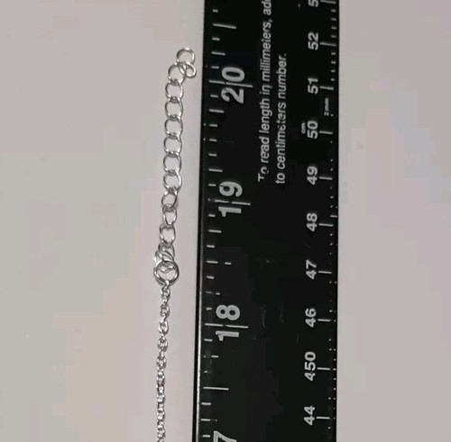 Dainty Heart Necklace, Silver Plated. 18" With 2" Extender, With Gift Box - Picture 5 of 6