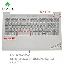 Upper Case Palmrest US Keyboard For Lenovo ideapad 5 15IIL05 5 15ARE05 5 15ITL05