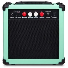 LyxPro 20W Electric Guitar Amp, Guitar Amplifier W/Built-In Speaker - Green