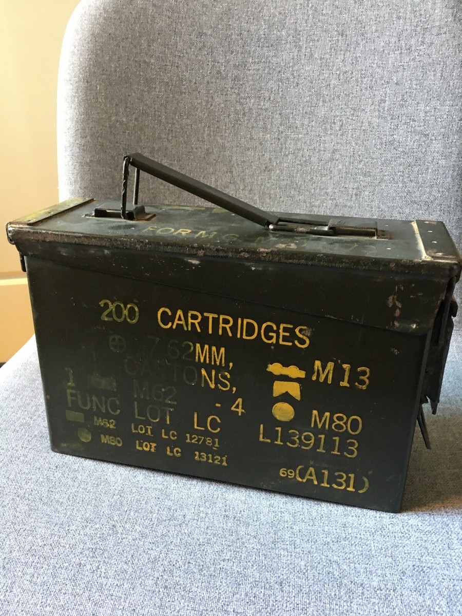 最終価格　ビンテージ　Ammo box アメリカ軍物　 ミリタリーボックス 楽天市場】イギリス軍 スチール アンモボックス ブラウン 5.56mm