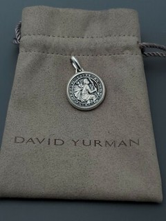 Ciondolo amuleto da uomo in argento sterling David Yurman San Cristoforo