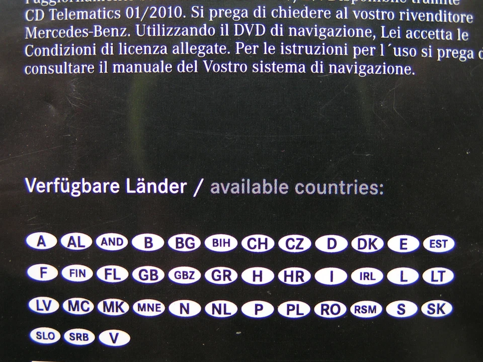 DVD NAVIGATION MERCEDES BENZ COMAND APS 2017 A B CLC E G M R SL SLK VITO NTG 2.5 - Bild 3 von 4