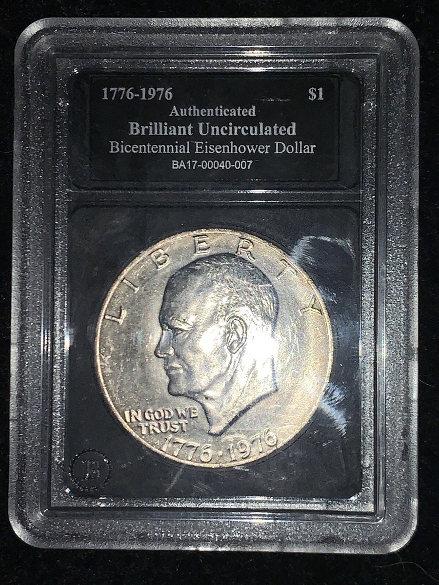 Eisenhower 1976 Dollar $1 Authenticated Brilliant