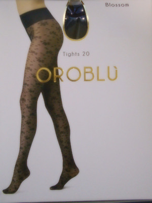 OROBLU Strumpfhose Blossom 20 DEN Muster Größe M Farbe Black