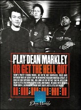 SUM 41 Deryck Whibley Jason McCaslin Dave Baksh Dean Markley Guitar Strings ad