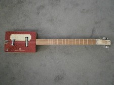 4 String Cigar Box Canjo Churchills Cookie Tin Electric Acoustic Guitar