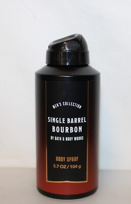 Bath & Body Works Men's Collection Single Barrel Bourbon Body Spray 3.7 Oz.
