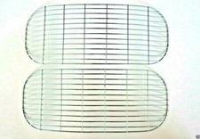 2x Polished Metal Fog Lamp Grill Light Guard Protector Stone for Scania R/P/G