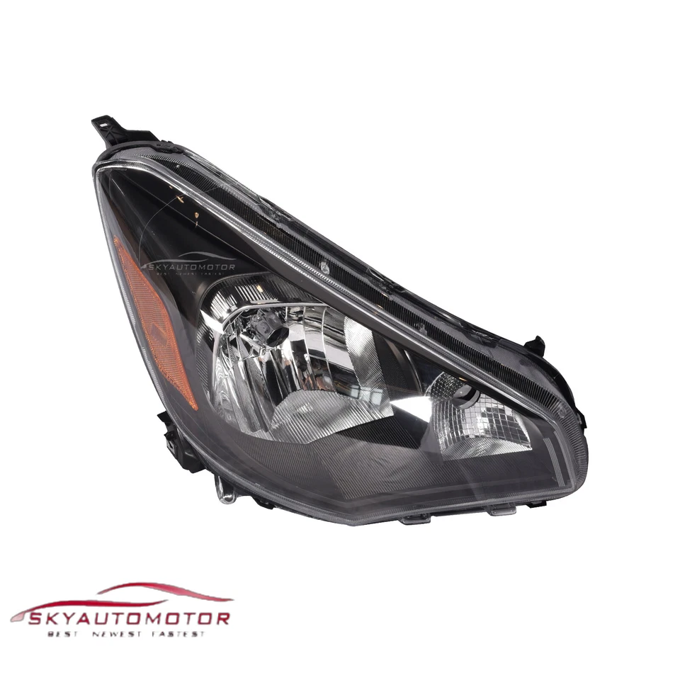 Faros halógenos negros izquierda derecha para Mitsubishi Mirage G4 2017-2020 sedán Foto 3 de 4