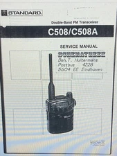 Standard C508 C508a Double Band Fm Transceiver Service Manual Digital