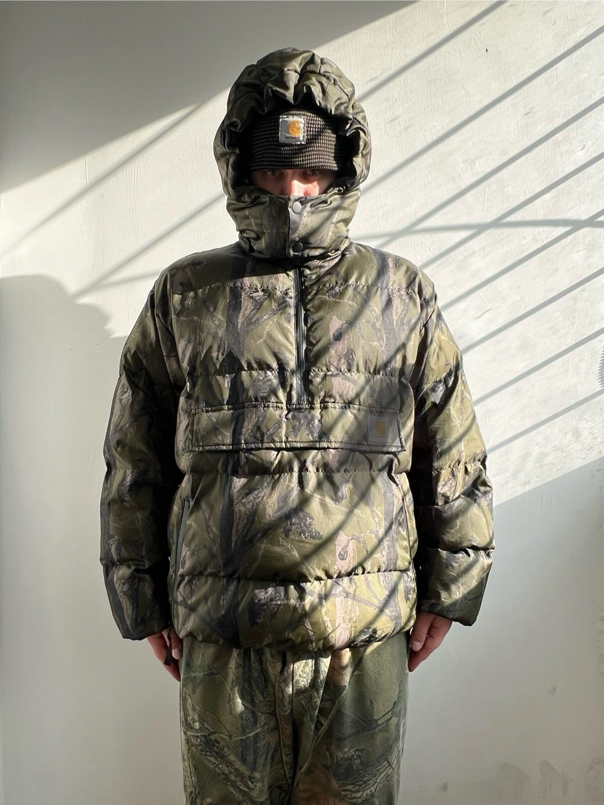 Carhartt Puffer Jacket RealTree Camouflage Medium M
