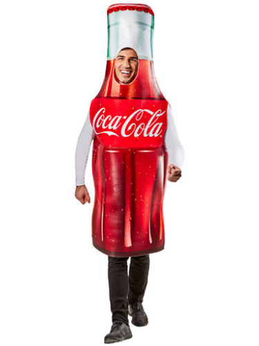 Costume Bottiglia Coca-Cola Adulto - Foto 1 di 1