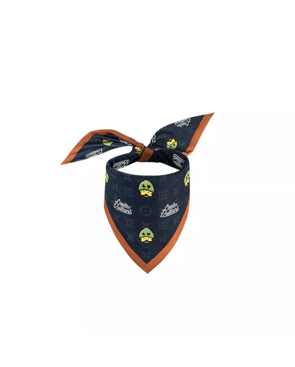 100% Authentic Louis Vuitton x Nigo Blue Ducks BANDANA