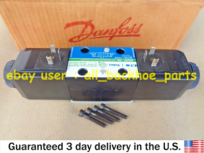 #ad JCB BACKHOE GENUINE DANFOSS VICKERS 3PIN SOLENOID VALVE ASSY 25 101100 25 918800 $229.95